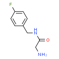 ChemSpider 2D Image | N-(4-Fluorobenzyl)glycinamide | C9H11FN2O
