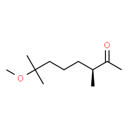 ChemSpider 2D Image | (3S)-7-Methoxy-3,7-dimethyl-2-octanone | C11H22O2