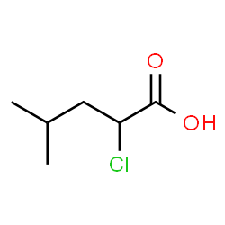 ChemSpider 2D Image | 2-Chloro-4-methylpentanoic acid | C6H11ClO2