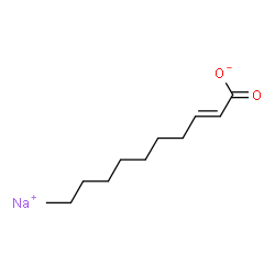 ChemSpider 2D Image | SODIUM UNDEC-2-ENOATE | C11H19NaO2