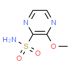 ChemSpider 2D Image | 3-Methoxy-2-pyrazinesulfonamide | C5H7N3O3S