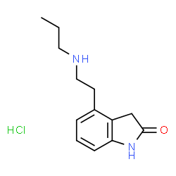 ChemSpider 2D Image | N-Despropyl Ropinirole HCl | C13H19ClN2O