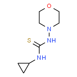 ChemSpider 2D Image | 1-Cyclopropyl-3-(4-morpholinyl)thiourea | C8H15N3OS