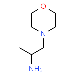 ChemSpider 2D Image | 1-Morpholinopropan-2-amine | C7H16N2O