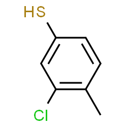 ChemSpider 2D Image | 3-Chloro-4-methylbenzenethiol | C7H7ClS