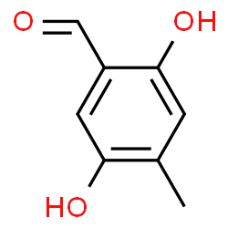 ChemSpider 2D Image | 2,5-Dihydroxy-4-methylbenzaldehyde | C8H8O3