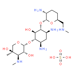 ChemSpider 2D Image | Micronomicin sulfate | C20H43N5O11S