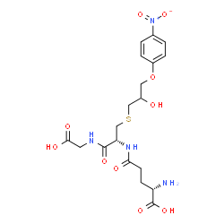 ChemSpider 2D Image | S-[2-hydroxy-3-(4-nitrophenoxy)propyl]glutathione | C19H26N4O10S