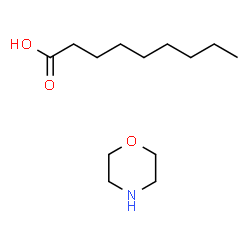 ChemSpider 2D Image | Nonanoic acid - morpholine (1:1) | C13H27NO3