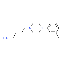 ChemSpider 2D Image | 4-[4-(3-Methylphenyl)-1-piperazinyl]-1-butanamine | C15H25N3