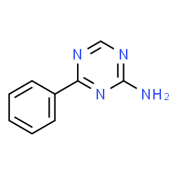 ChemSpider 2D Image | 4-Phenyl-1,3,5-triazin-2-amine | C9H8N4