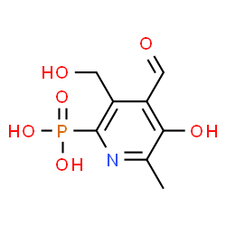 ChemSpider 2D Image | PHOSPHOPYRIDOXAL | C8H10NO6P