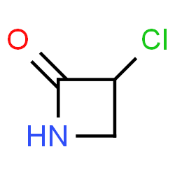 ChemSpider 2D Image | 3-Chloro-2-azetidinone | C3H4ClNO