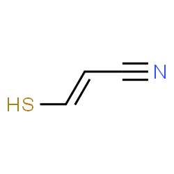 ChemSpider 2D Image | (2E)-3-Sulfanylacrylonitrile | C3H3NS