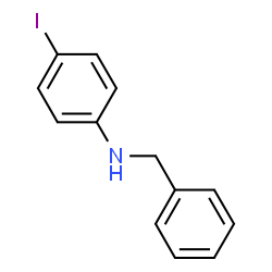 ChemSpider 2D Image | N-Benzyl-4-iodoaniline | C13H12IN