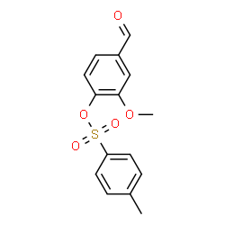 ChemSpider 2D Image | 4-Formyl-2-methoxyphenyl 4-methylbenzenesulfonate | C15H14O5S