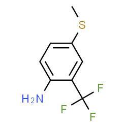 ChemSpider 2D Image | 2-Amino-5-(methylthio)benzotrifluoride | C8H8F3NS