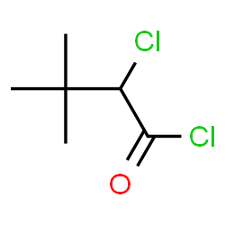 ChemSpider 2D Image | 2-Chloro-3,3-dimethylbutanoyl chloride | C6H10Cl2O