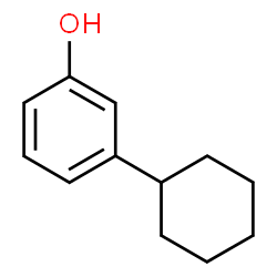 ChemSpider 2D Image | 3-Cyclohexylphenol | C12H16O