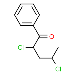 ChemSpider 2D Image | 2,4-dichlorovalerophenone | C11H12Cl2O
