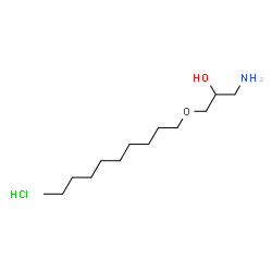ChemSpider 2D Image | Decominol hydrochloride | C13H30ClNO2
