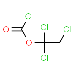 ChemSpider 2D Image | trichloroethyl chloroformate | C3H2Cl4O2