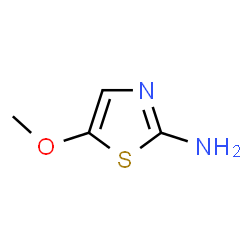 ChemSpider 2D Image | 5-Methoxythiazol-2-amine | C4H6N2OS
