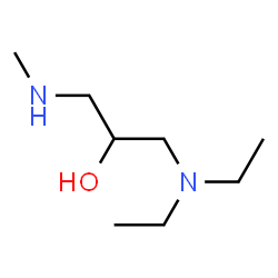 ChemSpider 2D Image | 1-(Diethylamino)-3-(methylamino)-2-propanol | C8H20N2O