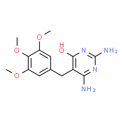 ChemSpider 2D Image | 6-hydroxytrimethoprim | C14H18N4O4
