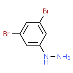 ChemSpider 2D Image | (3,5-Dibromophenyl)hydrazine | C6H6Br2N2