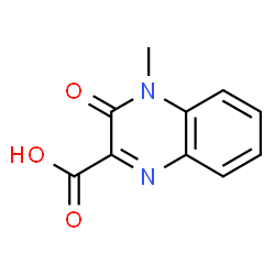 ChemSpider 2D Image | 4-Methyl-3-oxo-3,4-dihydro-2-quinoxalinecarboxylic acid | C10H8N2O3