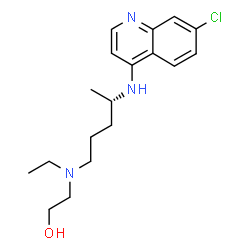 ChemSpider 2D Image | (S)-Hydroxychloroquine | C18H26ClN3O