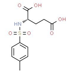 ChemSpider 2D Image | Tosyl-L-glutamic acid | C12H15NO6S