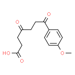 ChemSpider 2D Image | 7-(4-Methoxyphenyl)-4,7-dioxoheptanoic acid | C14H16O5
