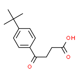 ChemSpider 2D Image | 4-(4-tert-butylphenyl)-4-oxobutanoic acid | C14H18O3