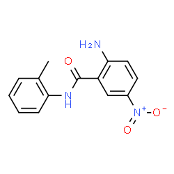 ChemSpider 2D Image | 2-Amino-N-(2-methylphenyl)-5-nitrobenzamide | C14H13N3O3