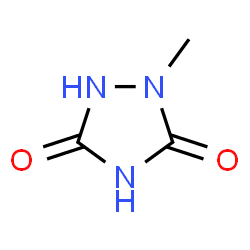 ChemSpider 2D Image | 1-Methyl-1,2,4-triazolidine-3,5-dione | C3H5N3O2