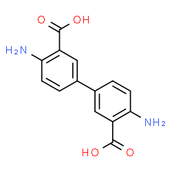 ChemSpider 2D Image | benzidine-3,3'-dicarboxylic acid | C14H12N2O4