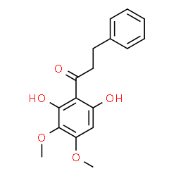 ChemSpider 2D Image | 1-(2,6-Dihydroxy-3,4-dimethoxyphenyl)-3-phenyl-1-propanone | C17H18O5