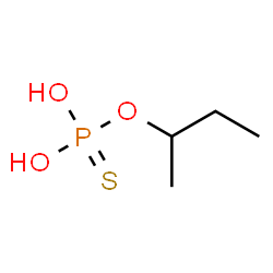 ChemSpider 2D Image | O-sec-Butyl dihydrogen phosphorothioate | C4H11O3PS