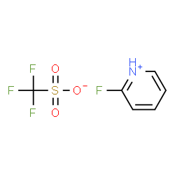 ChemSpider 2D Image | 2-Fluoropyridinium trifluoromethanesulfonate | C6H5F4NO3S