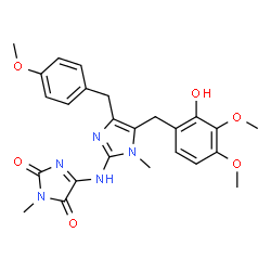 ChemSpider 2D Image | pyronaamidine | C25H27N5O6