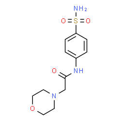 ChemSpider 2D Image | 2-(4-Morpholinyl)-N-(4-sulfamoylphenyl)acetamide | C12H17N3O4S