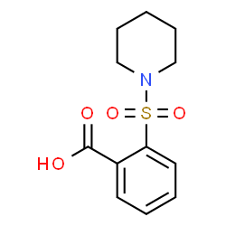 ChemSpider 2D Image | 2-(1-Piperidinylsulfonyl)benzoic acid | C12H15NO4S