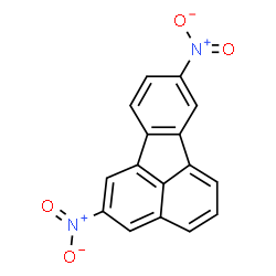 ChemSpider 2D Image | 2,8-Dinitrofluoranthene | C16H8N2O4