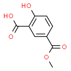 ChemSpider 2D Image | 2-Hydroxy-5-(methoxycarbonyl)benzoic acid | C9H8O5