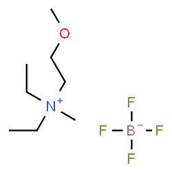 ChemSpider 2D Image | N,N-Diethyl-2-methoxy-N-methylethanaminium tetrafluoroborate | C8H20BF4NO
