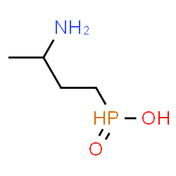 ChemSpider 2D Image | (3-Aminobutyl)phosphinic acid | C4H12NO2P