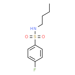 ChemSpider 2D Image | N-Butyl-4-fluorobenzenesulfonamide | C10H14FNO2S