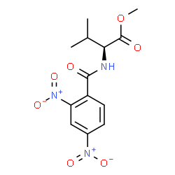 ChemSpider 2D Image | Methyl N-(2,4-dinitrobenzoyl)-L-valinate | C13H15N3O7